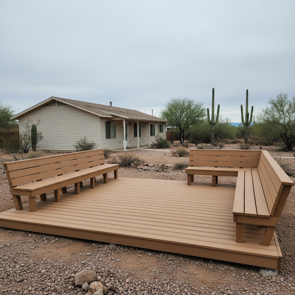 Deck Repair completed by Pinnacle Deck Inc in Tucson, AZ